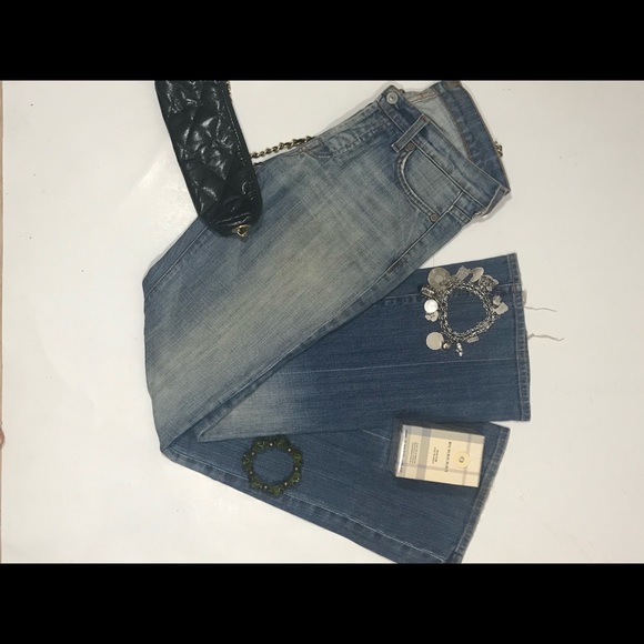 7 for all Mankind Boy Cut button fly jeans - Picture 7 of 8